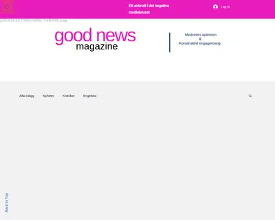 Good Magazine startsida 2021