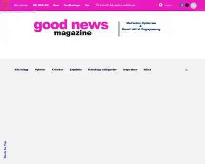 Good Magazine startsida 2022