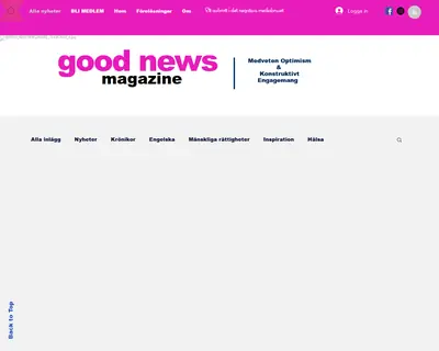Good Magazine startsida 2025
