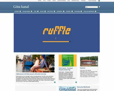 gotakanal.se startsida 2011