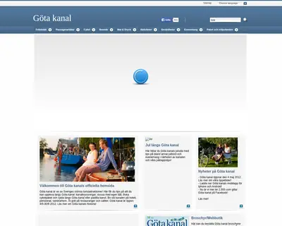 gotakanal.se startsida 2012