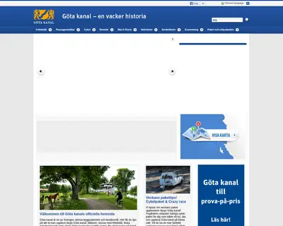 gotakanal.se startsida 2013