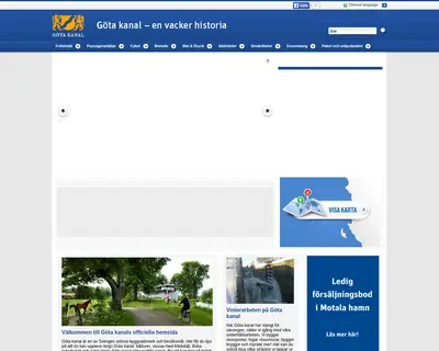 gotakanal.se startsida 2014