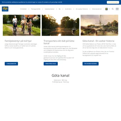 gotakanal.se startsida 2017