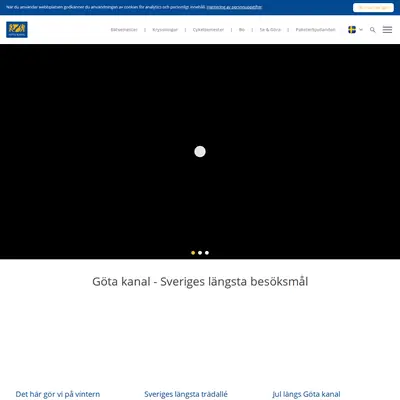 gotakanal.se startsida 2020