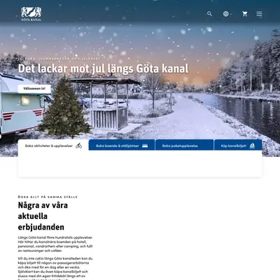 gotakanal.se startsida 2024