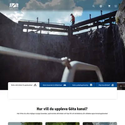gotakanal.se startsida 2026
