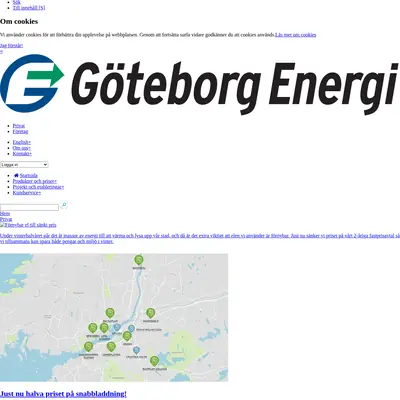 Göteborg Energi Magasin startsida 2017
