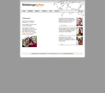 Göteborgskyrkan startsida 2008
