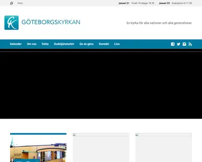 Göteborgskyrkan startsida 2022