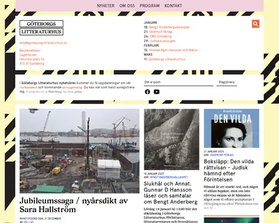 goteborgslitteraturhus.se startsida 2025