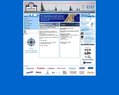 Gotland Runt startsida 2008