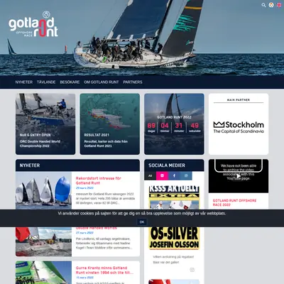 Gotland Runt startsida 2022
