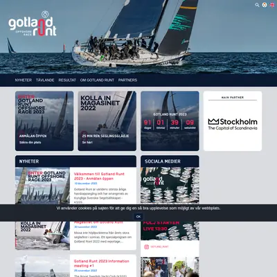 Gotland Runt startsida 2023
