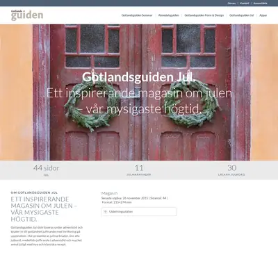 Gotlandsguiden startsida 2016