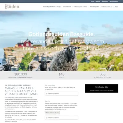 Gotlandsguiden startsida 2017