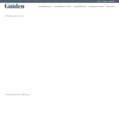 Gotlandsguiden startsida 2022