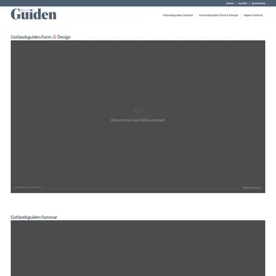 Gotlandsguiden startsida 2024