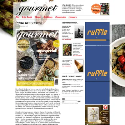 Gourmet startsida 2014