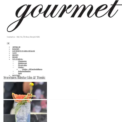Gourmet startsida 2019
