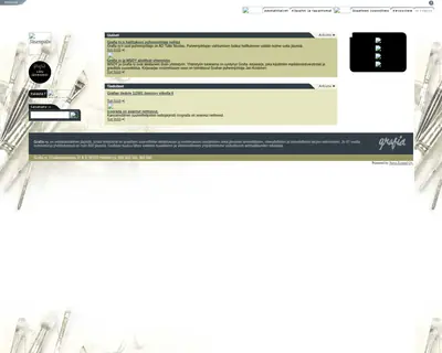 Grafia startsida 2001