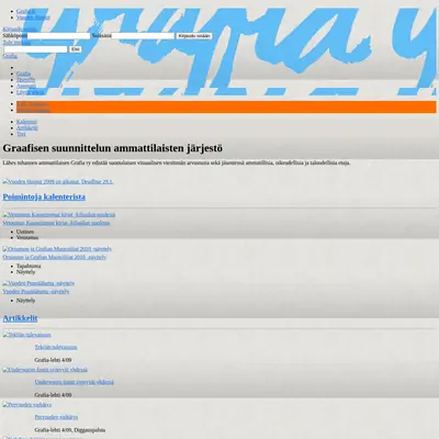 Grafia startsida 2010