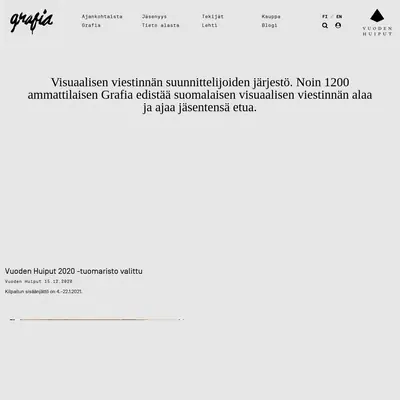 Grafia startsida 2021