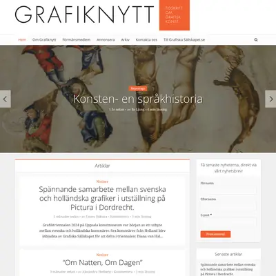 Grafik-Nytt startsida 2026