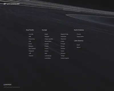 Gran Turismo startsida 2016