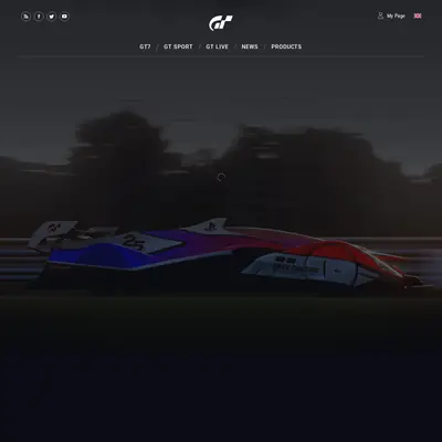 Gran Turismo startsida 2023