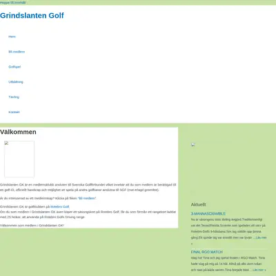GRINDSLANTEN startsida 2023