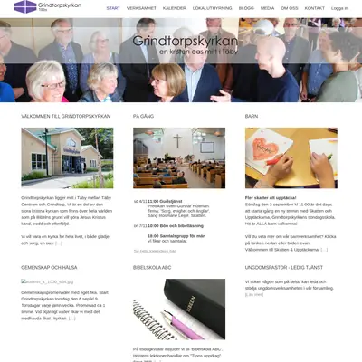 Gudstjänst i Grindtorpskyrkan startsida 2018