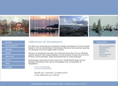 grisslehamn.se startsida 2006