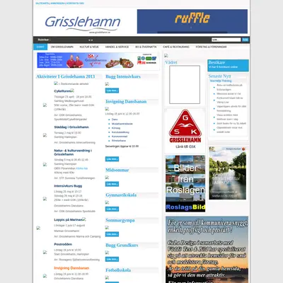 grisslehamn.se startsida 2013
