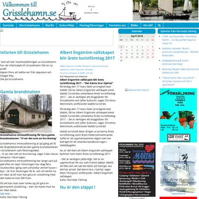 grisslehamn.se startsida 2018