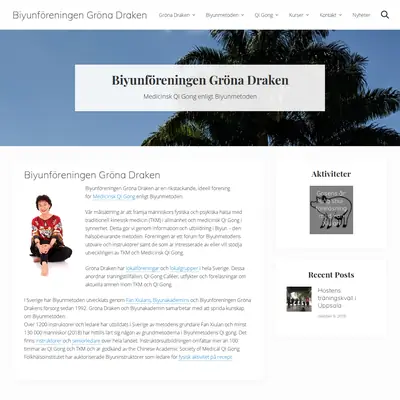 GRÖNA DRAKEN startsida 2019