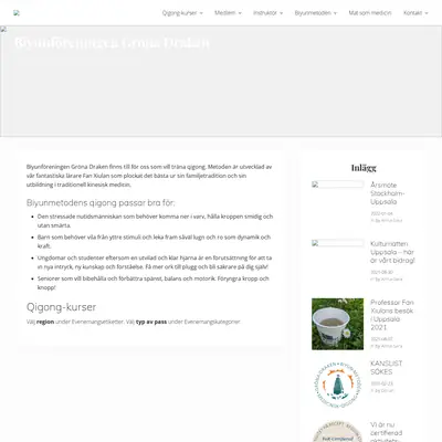 GRÖNA DRAKEN startsida 2022