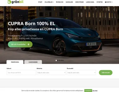 ALLT OM MILJÖBILAR startsida 2022