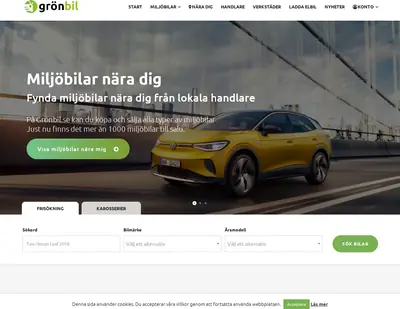 ALLT OM MILJÖBILAR startsida 2023