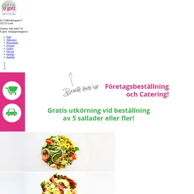 Grönt & Gott startsida 2014