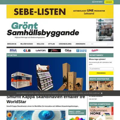 Grönt Samhällsbyggande startsida 2024