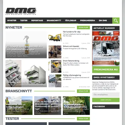 DMG - Den Moderna Grönytan startsida 2024