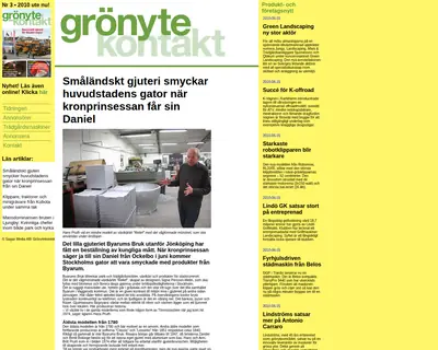 GrönyteKontakt startsida 2009