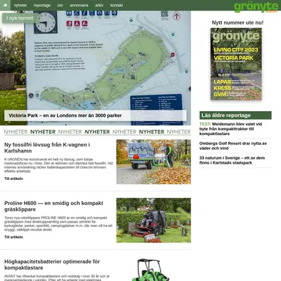 GrönyteKontakt startsida 2024