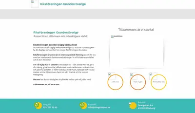 Grunden Tidning startsida 2020