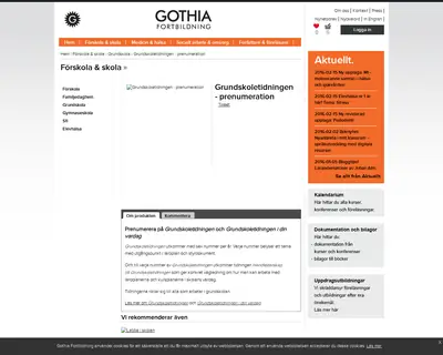 grundskoletidningen.se startsida 2016