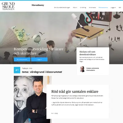 grundskoletidningen.se startsida 2023