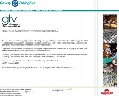 gtvgamleby.se startsida 2008