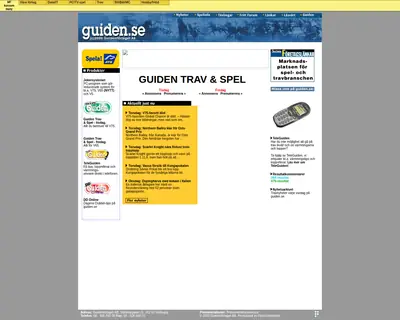 www.guiden.se startsida 2003