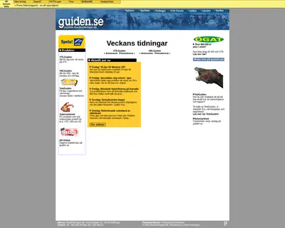 www.guiden.se startsida 2005
